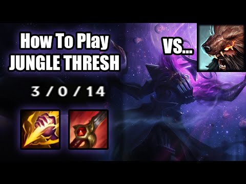 How to Play Jungle Thresh Vs Udyr - League of Legends Off-Meta Tutorial Commentary