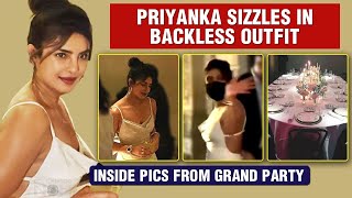 Priyanka Chopra Looks Stunning In Backless Dress| Throws Grand Party For Mom Madhu Chopra’s Birthday