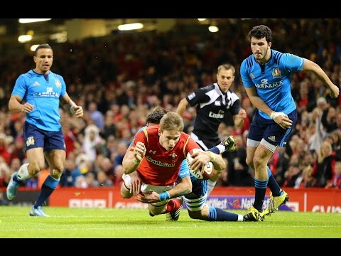 Williams scores try after amazing Davies flick pass! | RBS 6 Nations