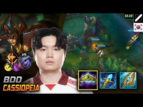 Bdd Cassiopeia Mid Build Crown of the Shattered Queen Conqueror - LOL KR GrandMaster Patch 13.13