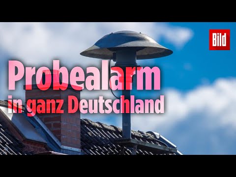 Sirenen in Deutschland: So lief der erste Warntag nach 30 Jahren