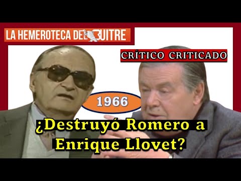¿Periodista destruyó a crítico teatral? Emilio Romero vs Enrique Llovet - 1966