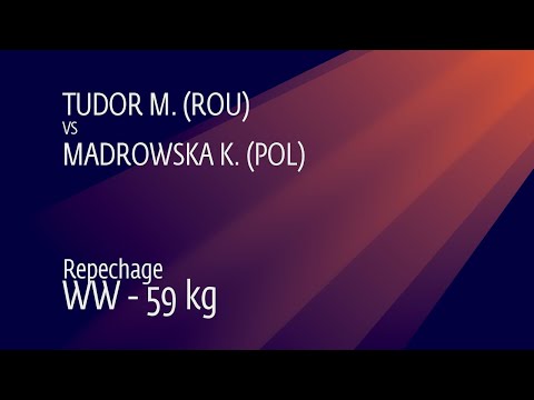 Repechage WW - 59 kg: M. TUDOR (ROU) v. K. MADROWSKA (POL)