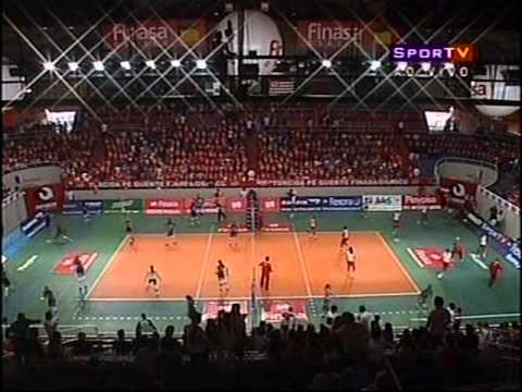 Superliga 2004/2005 - Rexona x Finasa - Aquecimento final 1