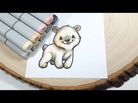 Copic Coloring Series - Ep #10: "White" Fur