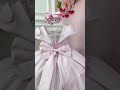 Vestido Infantil Rosa C/ Aplique de Flores e Broche Luxo