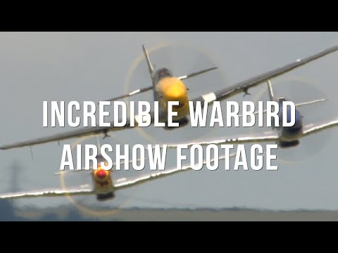 Incredible Warbird Airshow Footage