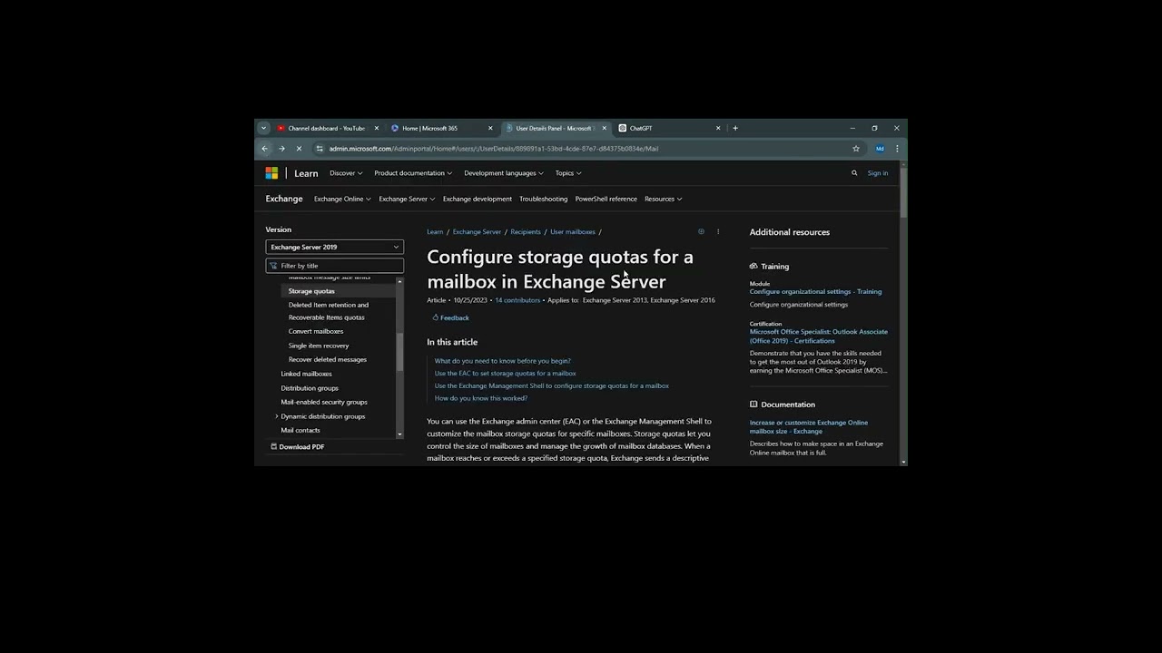 User management from admin portal