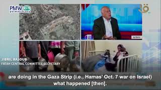Jibril Rajoub comparing GHF stations to concentration camps