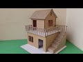 DIY Beautiful 2 Story Cardboardhose Making How To Make Cardboard Model House