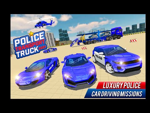Police Car Cargo Transport Simulator - US Truck Transporter  Driver - Android GamePlay