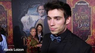 Alexis Loizon at 'Beauty and the Beast' premiere on FabulousTV video
