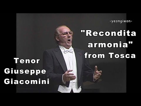 Giuseppe Giacomini."Recondita armonia" from Tosca by Puccini(HD)