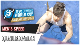 Men's Speed qualification || Salt Lake City 2023 by International Federation of Sport Climbing