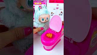 Download lagu Satisfying with Unboxing & Review Miniature Labubu Toilet Set Toys | ASMR Videos #labubu #poop mp3