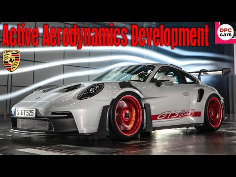 New 2023 Porsche 911 GT3 RS Active Aerodynamics Development