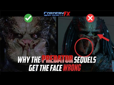 Why the PREDATOR sequels get the face WRONG