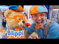 Blippi Builds The Fuzziest Surprise Build A Bear BEST OF BLIPPI Learn Colors And Science