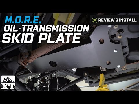 Jeep Wrangler M.O.R.E Oil/Transmission Skid Plate (2007-2017 JK) Review & Install
