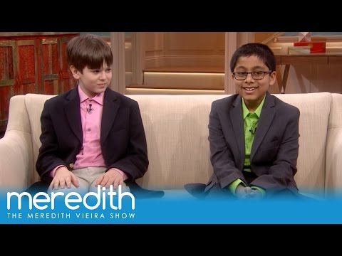 Meredith Chats With Two Child Geniuses! | The Meredith Vieira Show