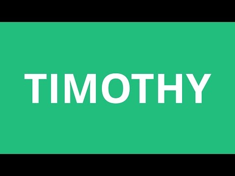 How To Pronounce Timothy - Pronunciation Academy