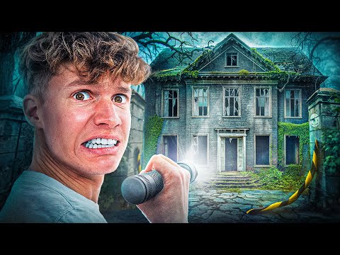 Ich verbringe 1 Nacht in einer VERLASSENEN Villa