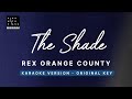 The shade - Rex Orange County (Original Key Karaoke) - Piano Instrumental Cover with Lyrics