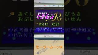 今日の検品　美少女戦士セーラームーンR スーパーファミコン