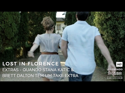 Lost in Florence: Extras - Stana Katic e Brett Dalton em take extra [HD] (Legendado)