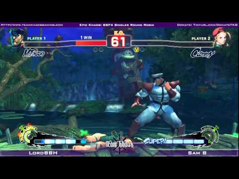 Epic Khaos May SSF4 Singles Round Robin - LordBBH (DIC) vs Sam B (CAM)