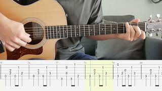 Honey Bee - Zee Avi - Guitar Tutorial + TABS on screen