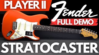 Video thumbnail for Fender PLAYER II Stratocaster ROSEWOOD FULL DEMO by Play and Trade Guitars