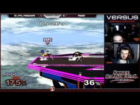 VS Weekly 6/05/16 - Winners Semis - VS|PPG|Porkchops (Falco) vs Pwof (Marth,Sheik) - Melee