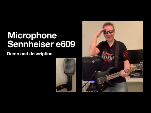 Mic Sennheiser e609 demo