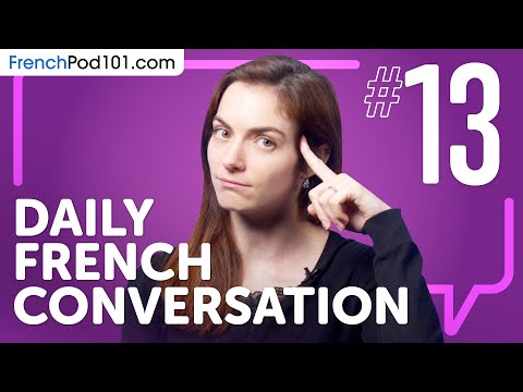 learn how to use the verb to be in French Daily French Conversations 01