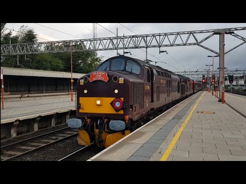 37706 & 37518 on 'Type 3 To The Sea' BLC Tour at Stafford