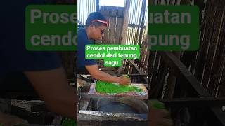 Download lagu proses pembuatan cendol dari tepung sagu #masakunik #cooking #cendoldawet  #cendoldawetseger mp3