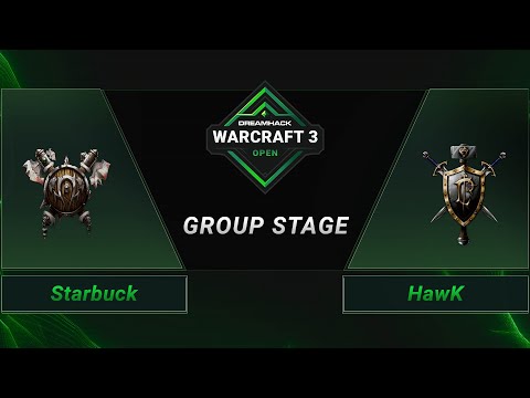 WC3 - Starbuck vs. HawK - Groupstage - DreamHack WarCraft 3 Open: Fall 2021 - Europe