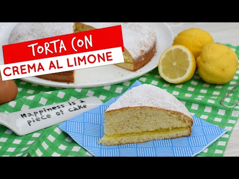 Torta con crema al limone: soffice e fresca