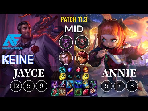 AF Keine Jayce vs Annie Mid - KR Patch 11.3