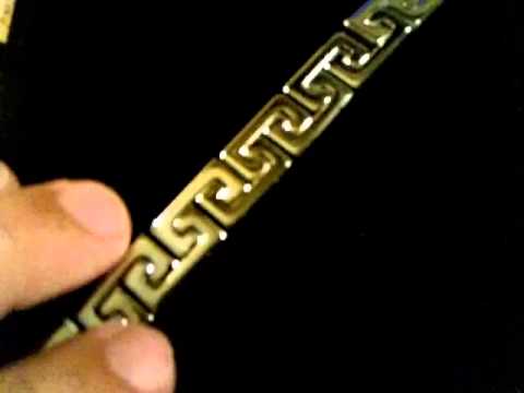 STAINLESS STEEL BRACELET  8 1/4" LONG ... GORGEOUS!