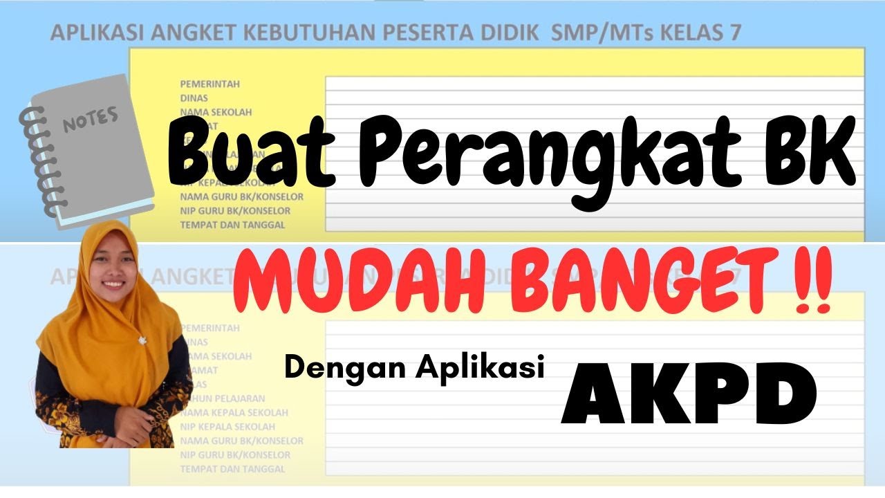 Buat Perangkat Pembelajaran Bimbingan Konseling dengan Angket Kebutuhan Peserta Didik (AKPD)