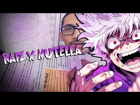 ROTINA DE ESTUDO RAIZ X NUTELLA 😈| #2