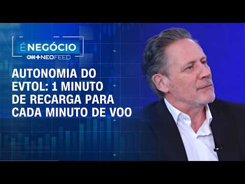 Carro voador da Embraer terá recarga rápida: um minuto de voo para um de carga | É NEGÓCIO
