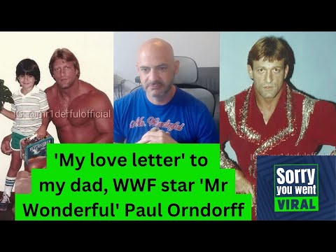 Travis Orndorff on the moving reason why he set up the Mr Wonderful Paul Orndorff social accounts