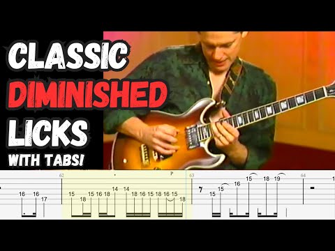 Robben Ford Shows Us DIMINISHED Soloing... MILES DAVIS Style! (with tabs)