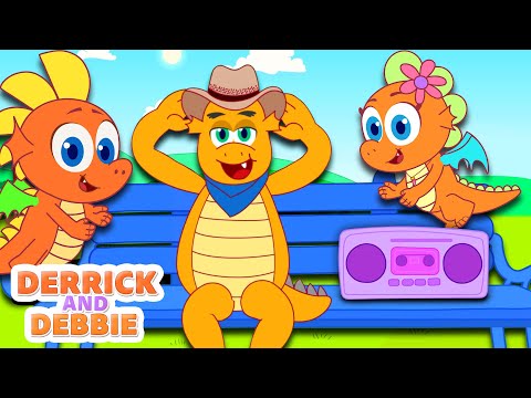 Kids Learning Videos | Heads Shoulders Knees And Toes | Derrick And Debbie