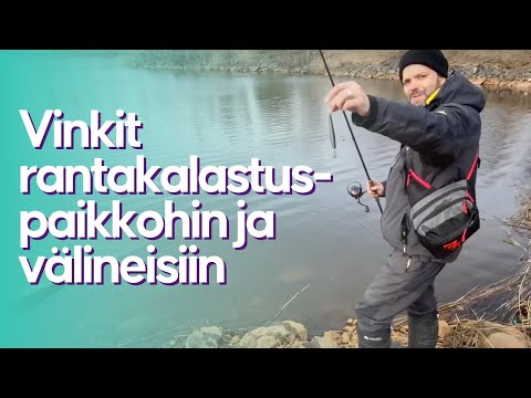 Erilaiset rantakalastuspaikat - Pyörällä kalaan - Kalastus jäiden lähdön jälkeen - Jasu - Spintube