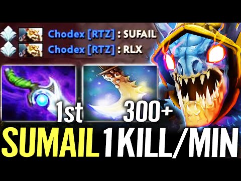 🔥 TRASH TALK to SUMAIL and THE RESULT — 300Agi Slark Diffusal 1st Item Monster Carry MODE Dota 2 Pro