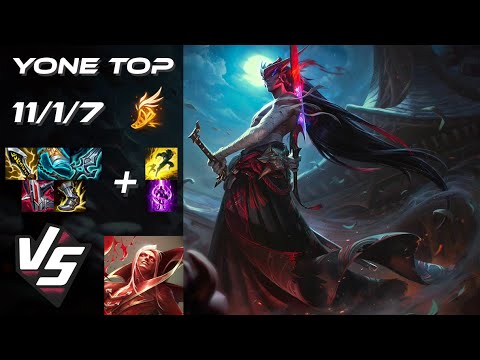 TOP Yone vs Vladimir - EU Challenger Patch 14.18